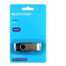 PEN DRIVE 64GB GIGA PD590  MULTILASER